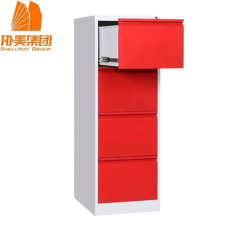 Metal Clothes Vertical 4 Drawer Office Furniture Steel Filing Cabinet