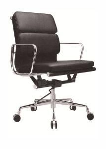 Modern MID Back Metal Armrest Chopsticks Leg Office Chair with Castors