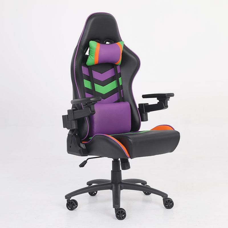 5D Armrest Aluminum Base Magnetic Pillow Lumbar Adjuster Gaming Chair