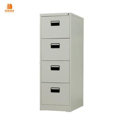 Steel Office Furniture Supplier Vertical Filing Cabinet 4 Drawers