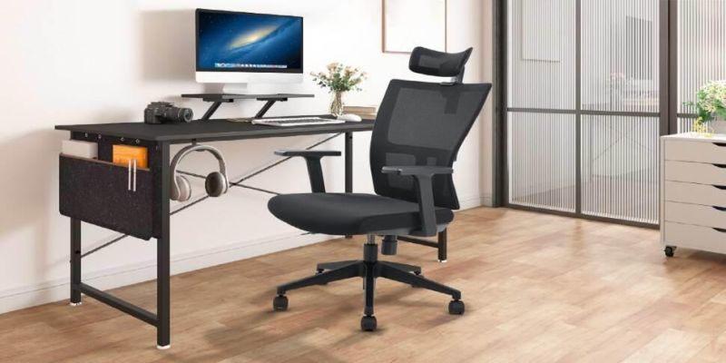 Ergonomic Design Upholstery Elastic Cushion Adjustable Meeting Office Chair