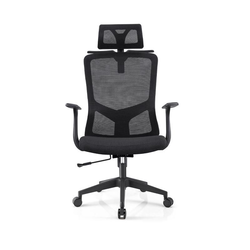 in Stock Wholesale Market Multi-Function Metal Frame Handlebars Armrest Nylon Rotating Office Chair