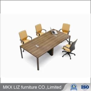 Metal Frame Simple Small Rectangular Melamine Conference Meeting Table (C2422)