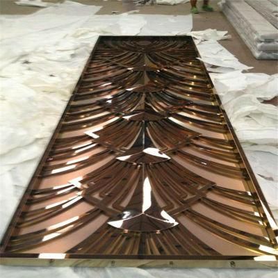 201 Stainless Steel Panel Laser Cut Metal Screen