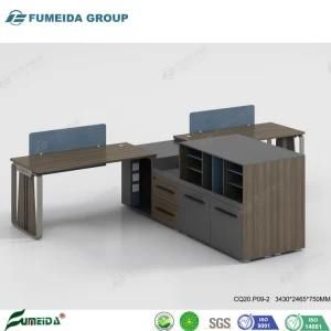 Modern Office Computer Desk Side Table Workstation with High Cabinet (CQ20. P09-2)