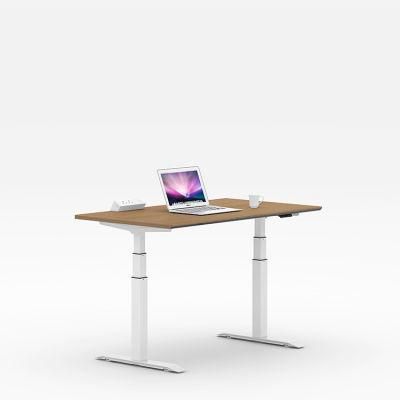 Ergonomic Height Adjustable Sit Standing Electric Office Desk with Dual Motor 3 Stage up Lifting Legs