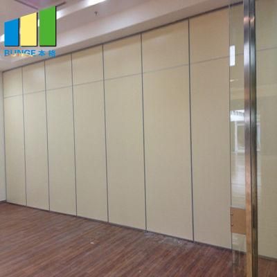 Meeting Room Acoustic Movable Wall Partition with Ceiling Wheels