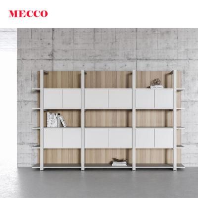 Open Shelf File Cabinet with Display Function and Storage