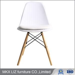 High Quality Modern Style ABS Restaurant Dining Chair with Wood Leg (033AS)