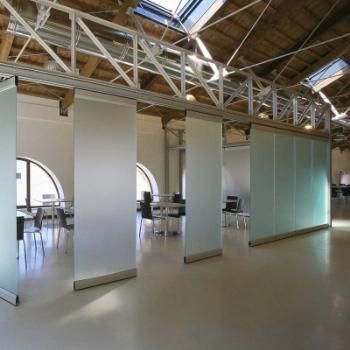 Tempered Glass Partition Without Aluminum High Quality Wall Partition
