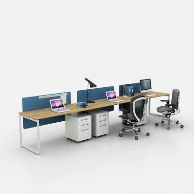high End Low Price Wholesale Modern Computer 3 Person Linear Workstation