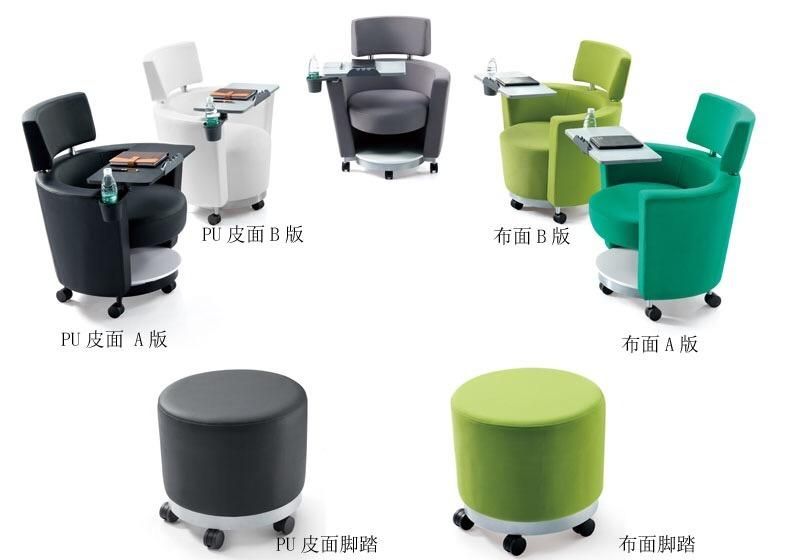 Removable Training Chair with Writing Pads for Conference Room