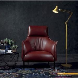 Classical Style Lounge Leather Fabric Leisure Sofa Chair (A005)