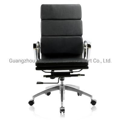 Soft Padded Leather Swivel Conference Chair Executive