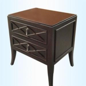 Chinese Hotel Home Furniture Wooden Nightstand