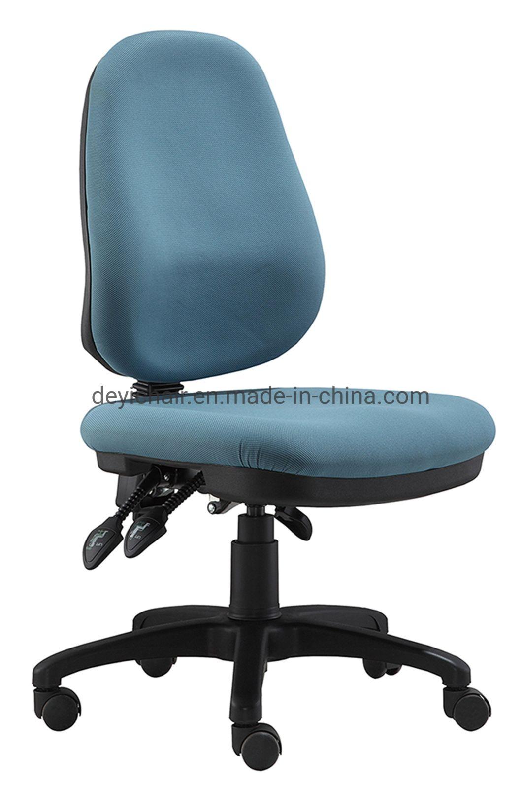 Three Lever Light Duty Functional Mechanism Nylon Caster Fabric Back&Seat Computer Office Chair