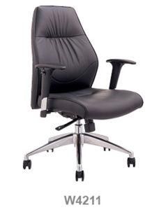 Modern Black PU Leather Staff Chair for Office Furniture