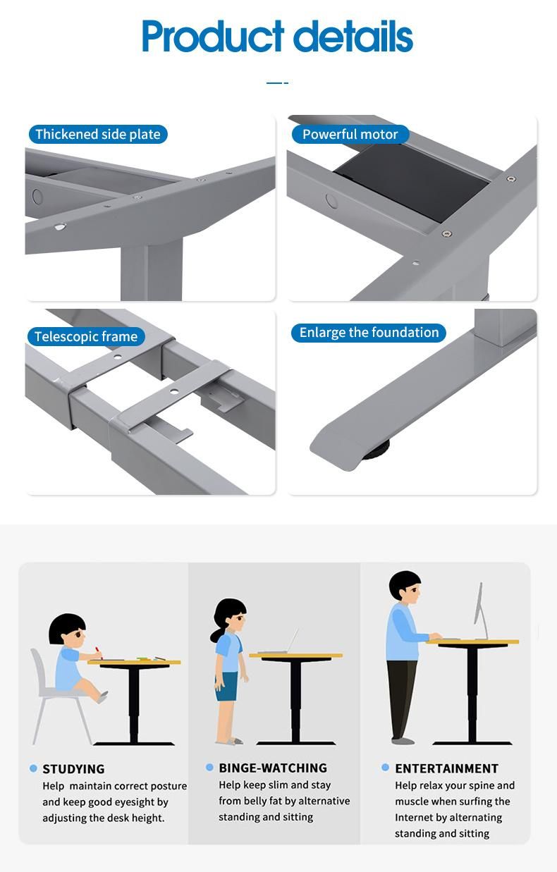 Stainless Steel New Nate 1050*260*215 (mm) Portable Height Adjustable Table Desk