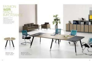 Steel &amp; Wood Top Grade Modern Conference Table Mfm-3212A