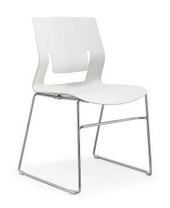 Modern Waiting Room Furniture Folding Conference Stackable Plastic Chair D610