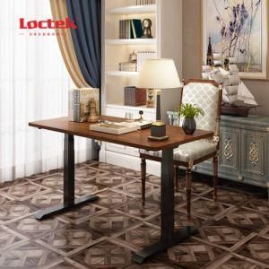 Loctek Et223A (IB) Dual Motors 3 Staged Square Leg Height Adjustable Standing Computer Study Desk