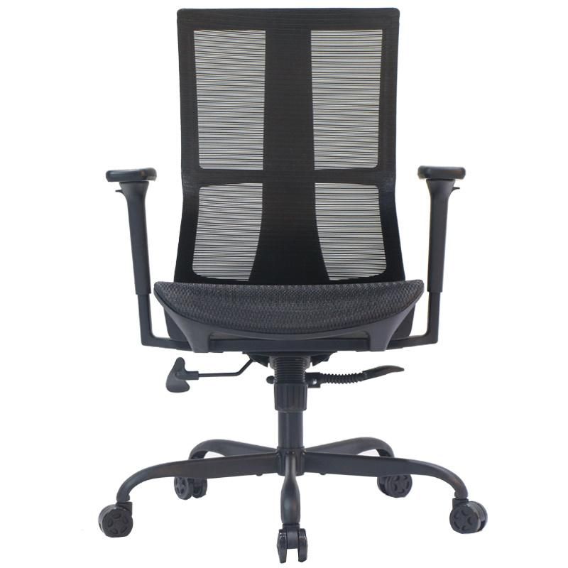 Ergonomic MID Back BIFMA Test Black Full Mesh Breathable Swivel Office Mesh Chair