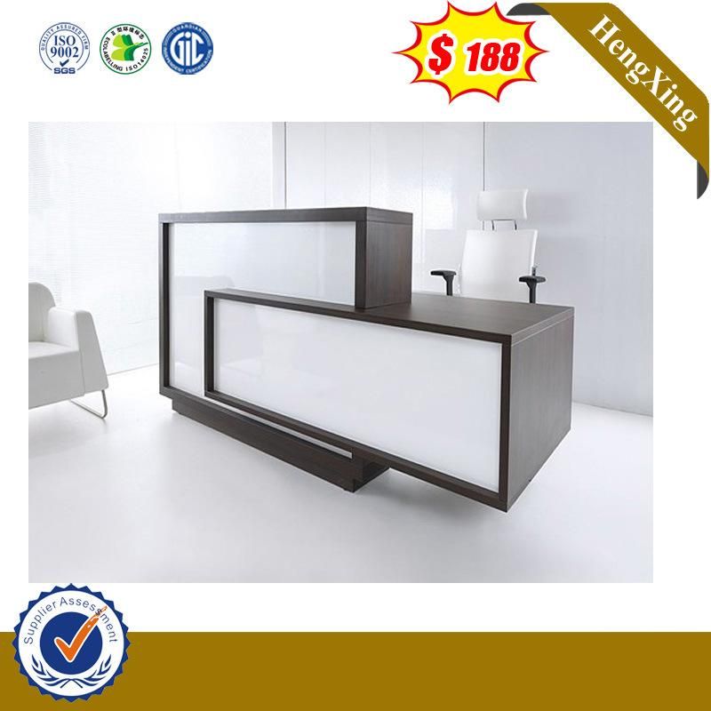 High Quality Modern Front Table Salon Furniture Wooden Reception Desk