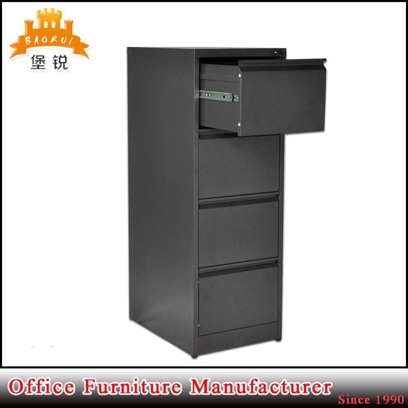 High Quality Metal Black 4 Drawer Lateral File Cabinet for Storage