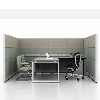 High Quality Soundproof Aluminium Profiles Office Desk Cubicle Partition
