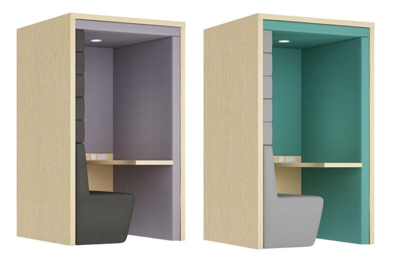 Wooden Type Open Pods for Privacy Meeting