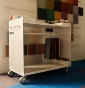 Uispair 100% Steel Tow-Layers Kitchen Hospital Bedroom Meeting Room Furniture for Storage