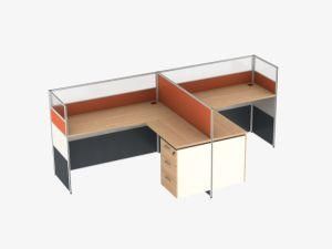 Great Price Customized Office Desk in Workstation for 2 Persons