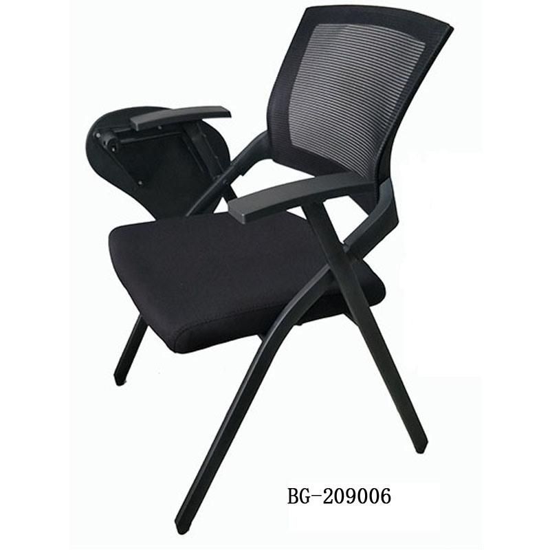 Foldable Training Room Chairs School Chairs with Writing Pad Stackable