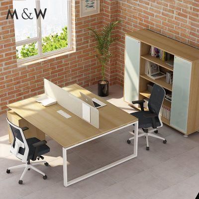 Factory Direct Sale MDF Desk Steel Manufacturing Table Office Workstation