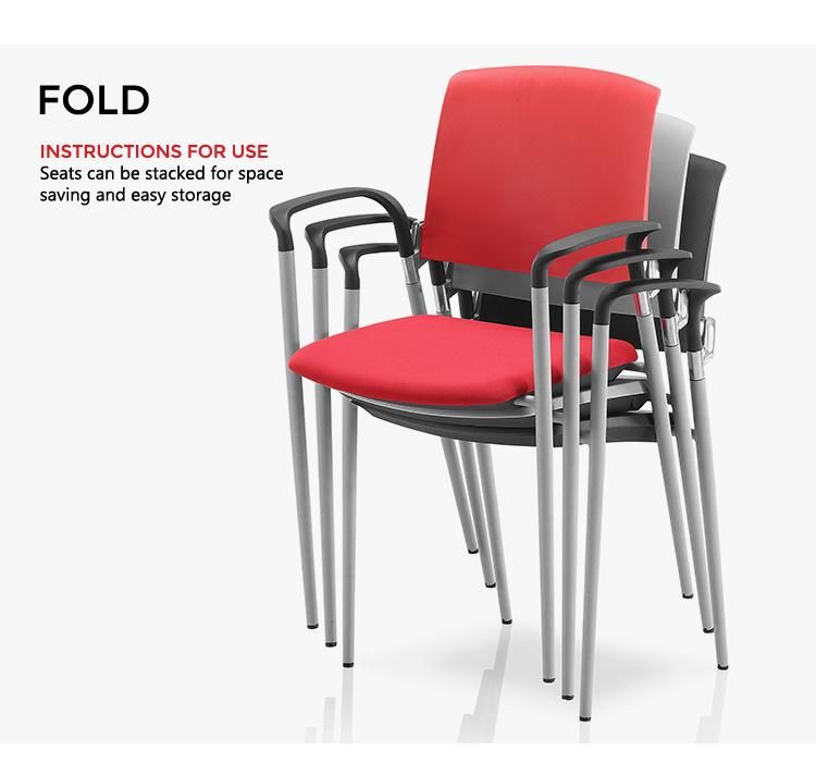 BIFMA Folded Padded with Armrest Office Chair