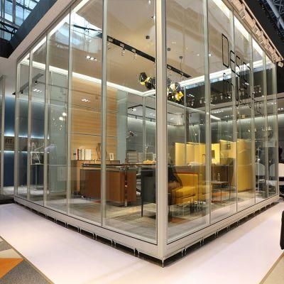 High Quality Aluminum Frame Soundproof Office Partition Glass Wall