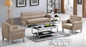 Oyster Grey Leisure Sofa with Chromed Leg