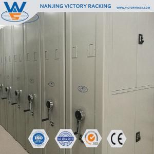 High Density Library Mobile Rack Filing Shelf