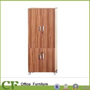 Lockable 4 Doors Wood Filing Cabinet Modern Design Office Cabinet