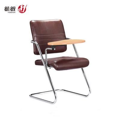 Modern School Meeting Training Visitor Leather Office Chair