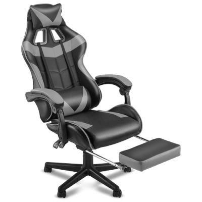 Gaming Chair Black Leather 360 Swivel Ergonomic PU Chair
