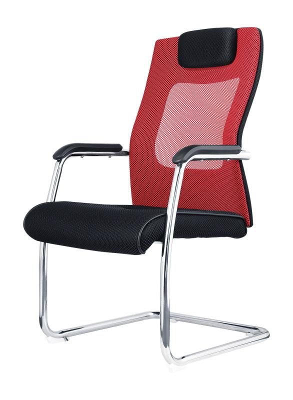 Durable Mesh Meeting Chair Used Office Manager Table Visitor Chair Without Wheels