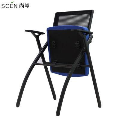 Student Training Conference Room Folding Modern Meeting Arm Metal Leg Office Folding Chair