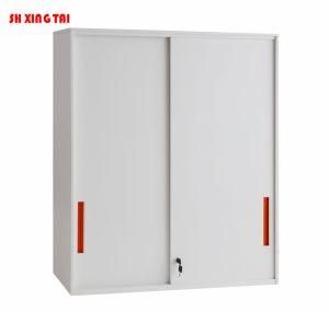 Short 3 Layers Sliding Door Filing Cabinet Made of Steel