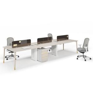 Luxury Office Furniture 6 Person Office Workstation