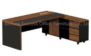 L Shape Modern Simple Office Wood Furniture Excutive Office Desk (BL-GYD2016)