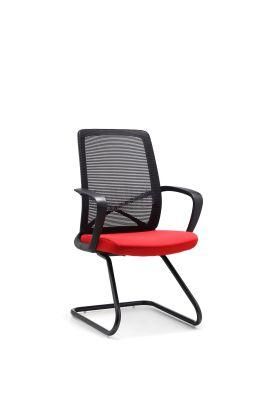 New Design Cross Back Black and Red Mesh Office Meeting Chair (FOH-P22-TB4)