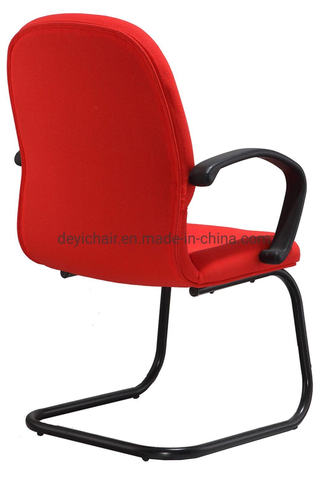 Black Metal Coated Frame 25mm Tube 2.0mm Thickness with PP Armrest Medium Back Conference Chair
