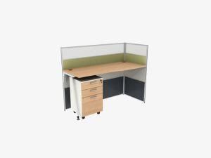 Popular Great Price 1 Person Office Partition Workstation Desk with File Cabinets