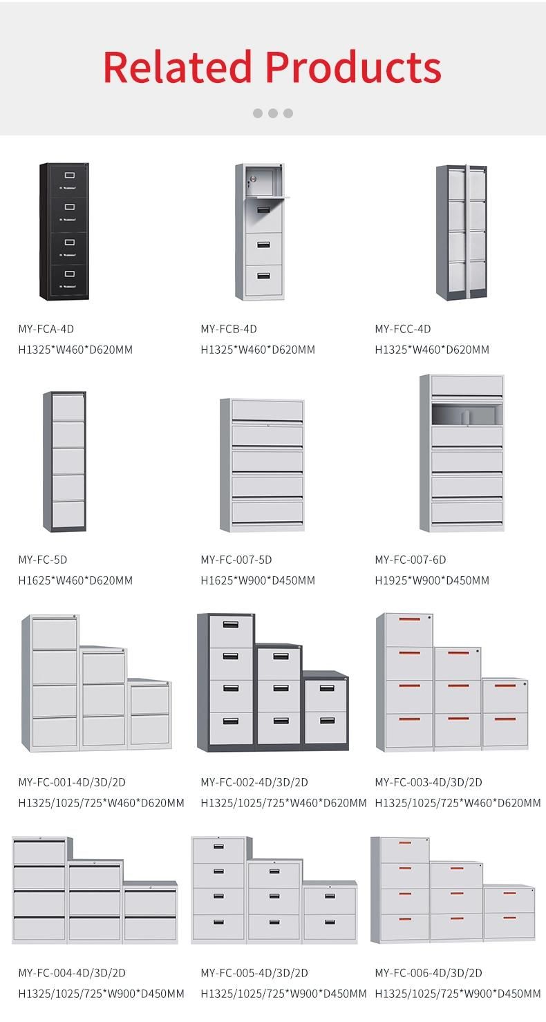 Metal Fire-Proof Drawer Filing Cabinet